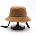 Brown 100% Polyester Bucket Bucket Sombrero